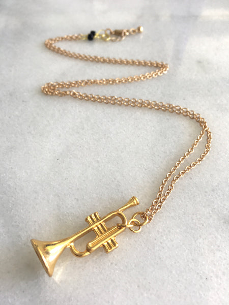 Brass Band Necklace in Trumpet