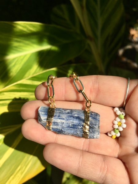 My Kind of Kyanite Necklace (in gold)