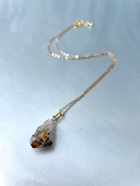 Success Stone Necklace (in 14k Gold)